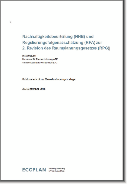 Publikation Nachhaltigkeitsbeurteilung (NHB)