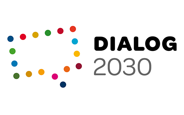 Bild mit Dialog 2030 Logo