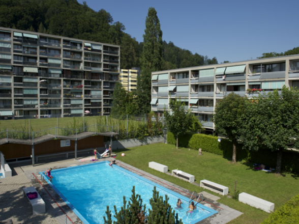 Immeubles d’habitation dans le quartier de Gyrischachen-Lorraine-Einunger, photo : Fabian Biasio.