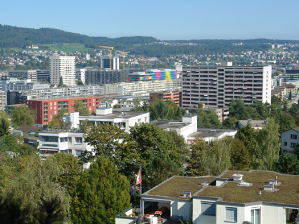 Immeubles d'habitation et l'environment du quartier sud-ouest de Schlieren, Photo: Commune Schlieren.
