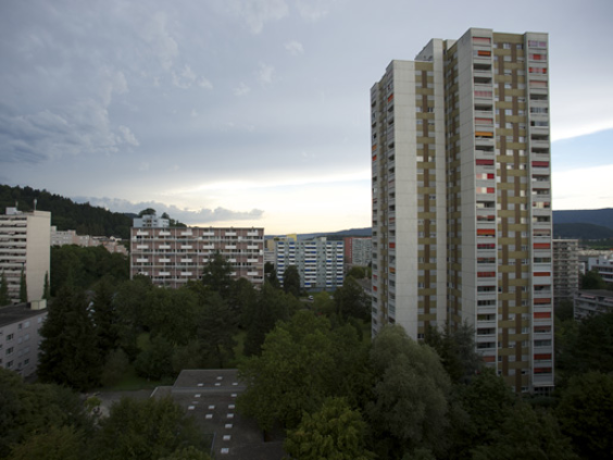 Palazzine nel quartiere Langäcker, foto: Fabian Biasio.