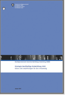 Publikation Strategie Nachhaltige Entwicklung 2002: Bilanz und Empfehlungen für die Erneuerung