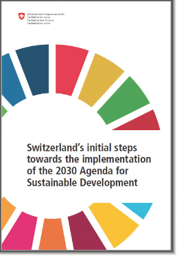 Publikation Switzerland’s initial steps towards the implementation of the 2030 Agenda for Sustainable Development