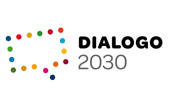 Immagine con il logo Dialogo 2030