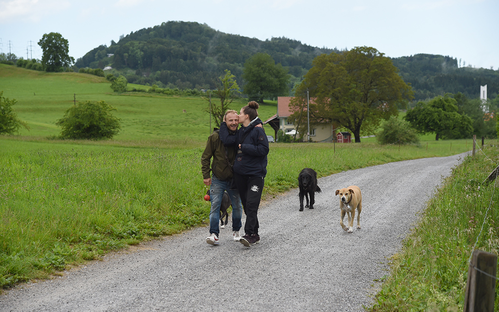 Der Gübsensee und seine Umgebung sind attraktiv für Hundehalter, Jogger und Biker.